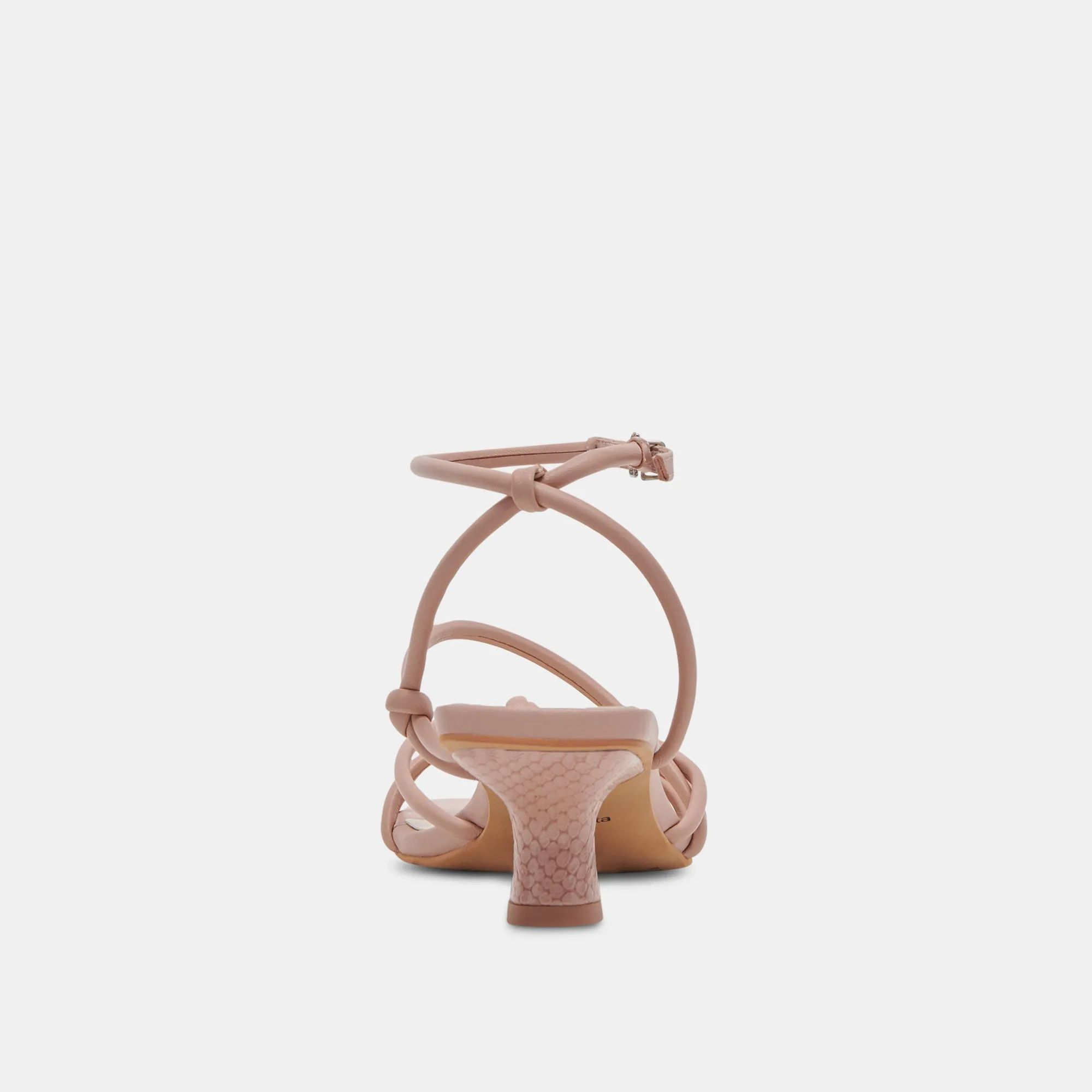 TALONS BEV ROSE CUIR