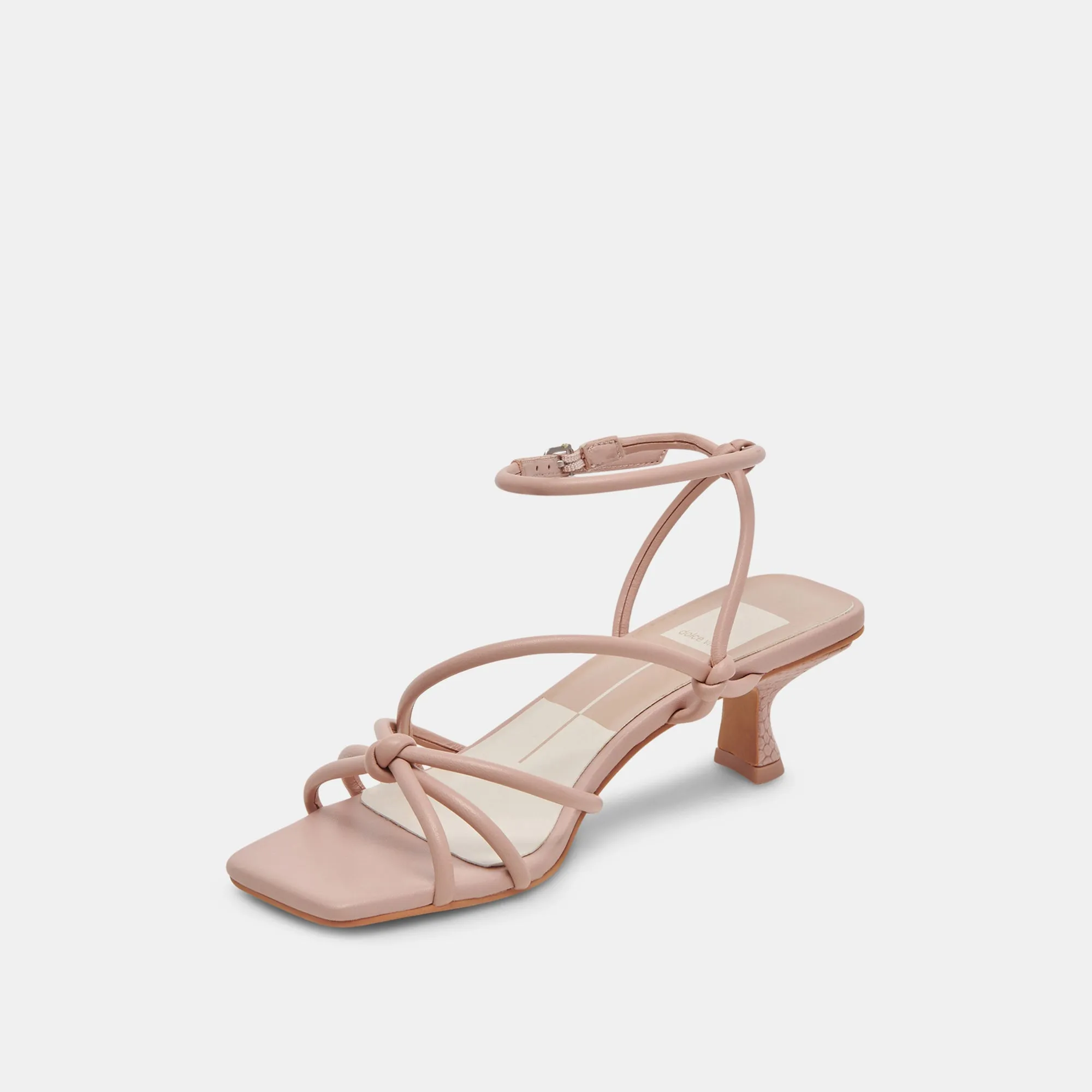 TALONS BEV ROSE CUIR