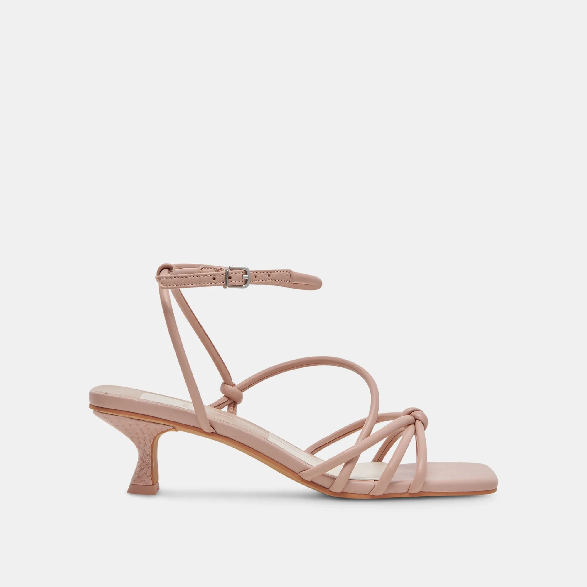 TALONS BEV ROSE CUIR