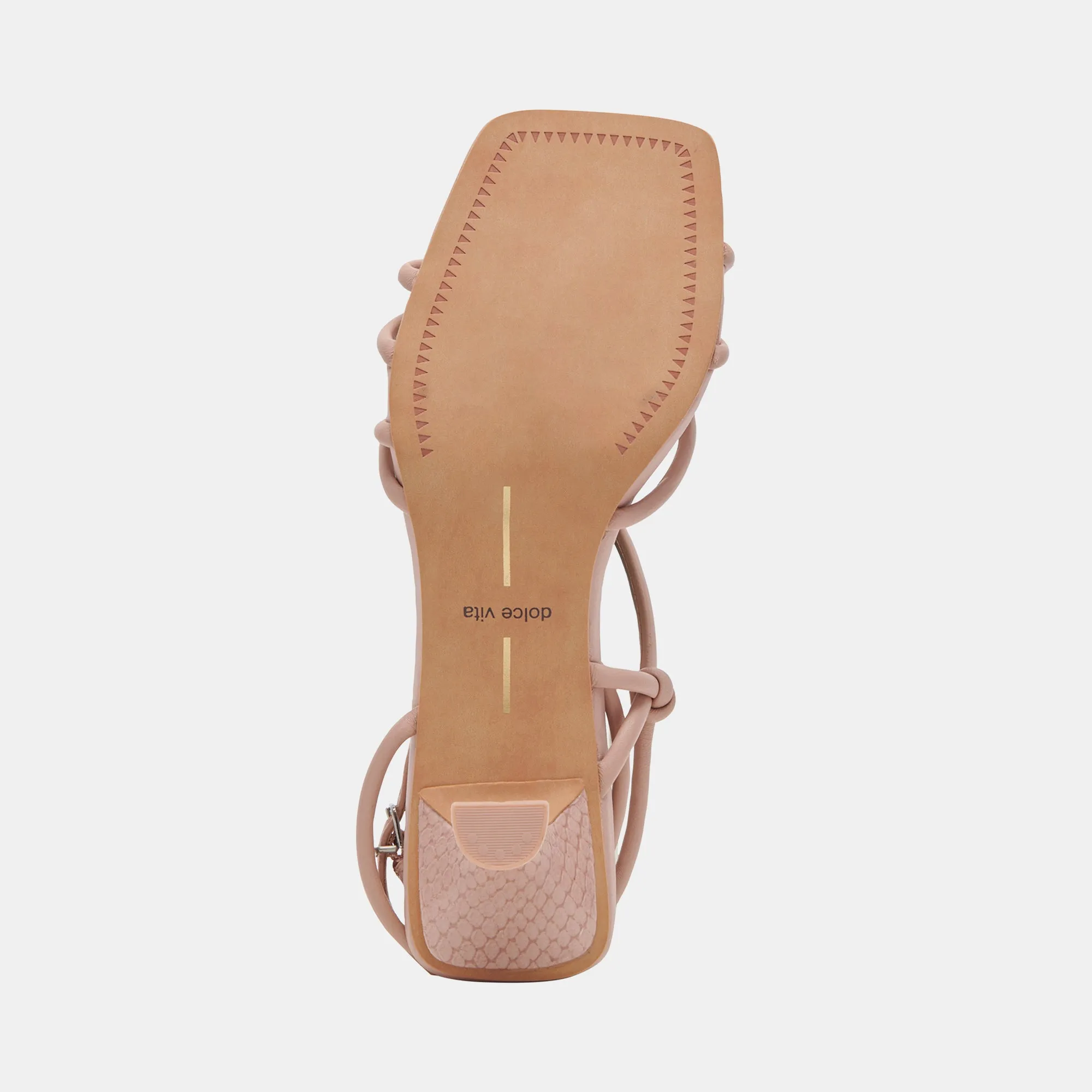 TALONS BEV ROSE CUIR