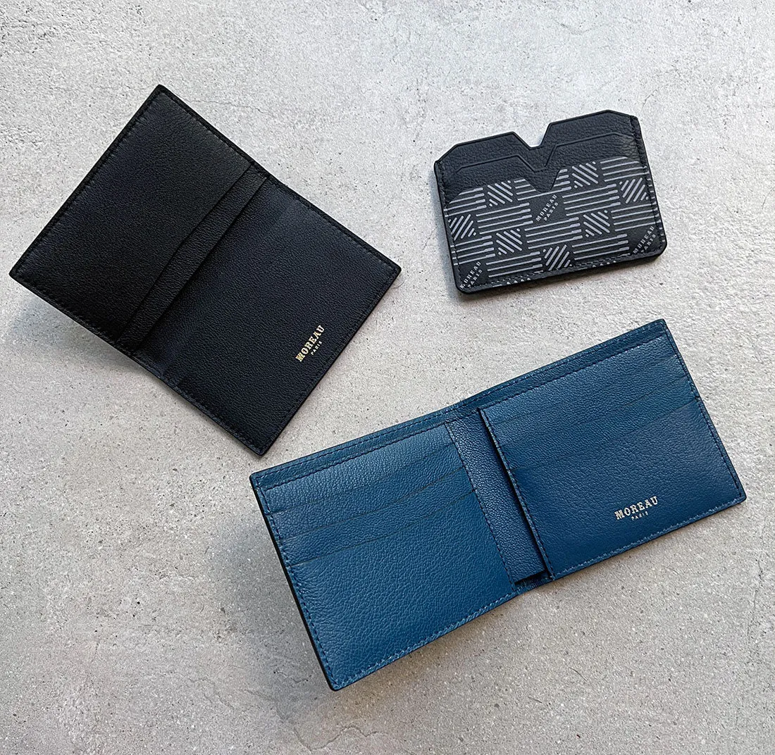 Porte-cartes Billfold 6 cc, Noir Moreau Bags