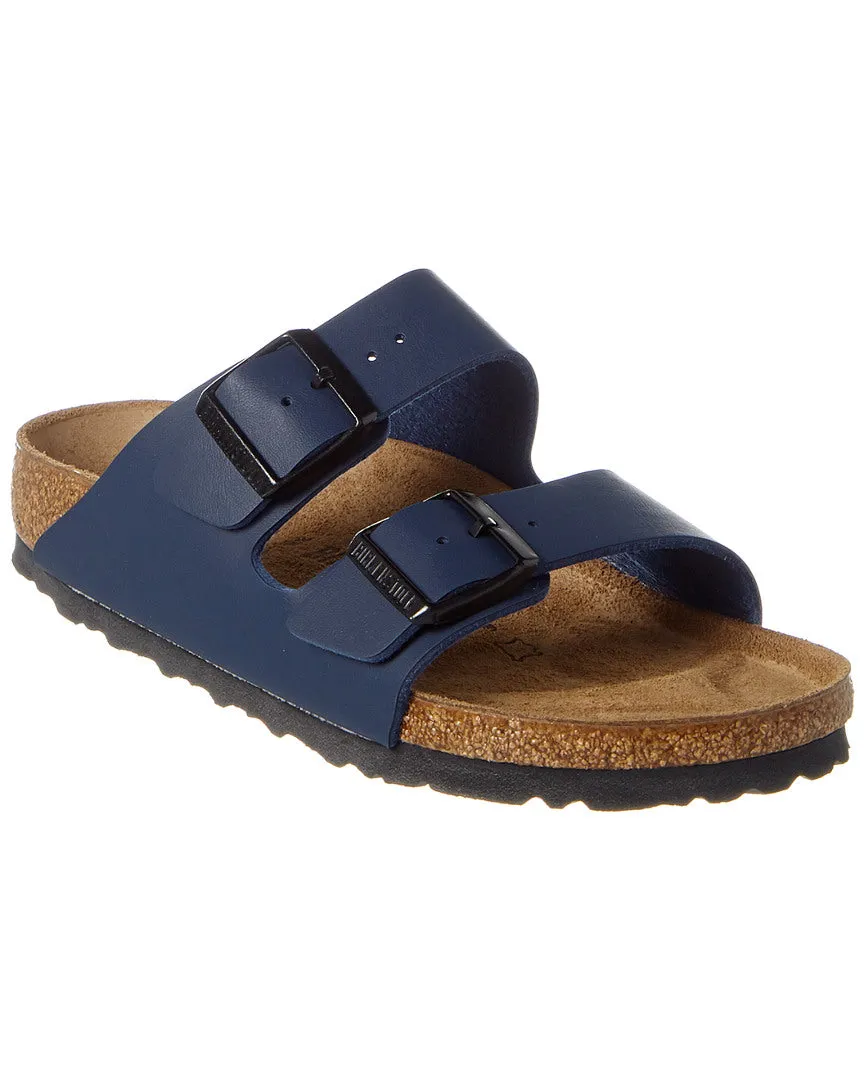 Birkenstock Arizona Étroite Sandale Birko-Flor, 38, Bleu