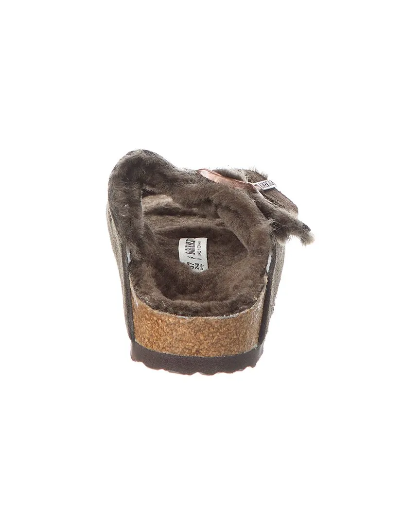 Birkenstock Arizona Étroite en Daim et Mouton Sandale