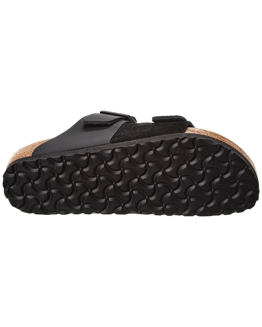 Birkenstock Arizona Sandale en cuir fendu étroit