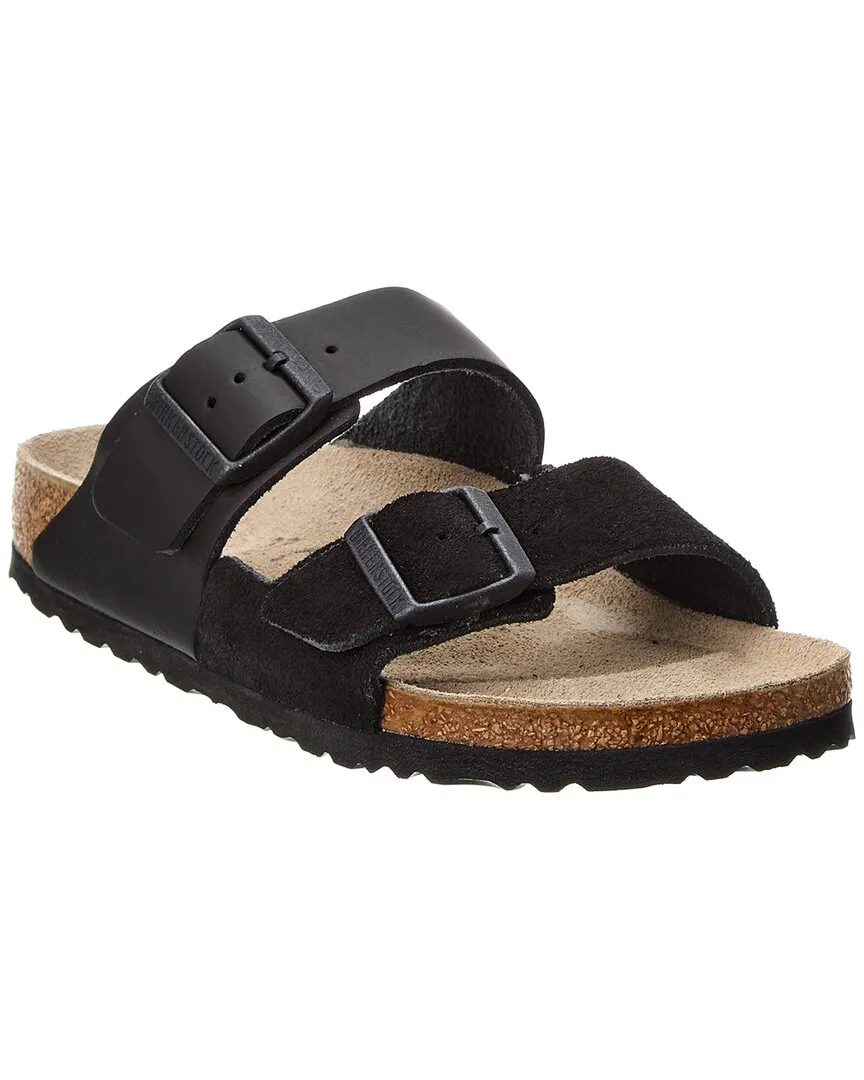 Birkenstock Arizona Sandale en cuir fendu étroit