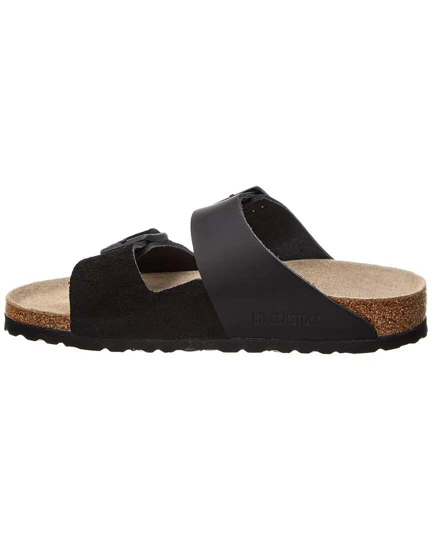 Birkenstock Arizona Sandale en cuir fendu étroit