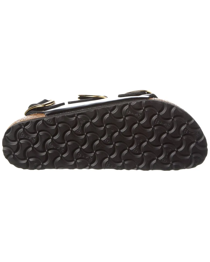 Birkenstock Milano Sandale en Cuir à Boucle Large et Emboîtement Étroit