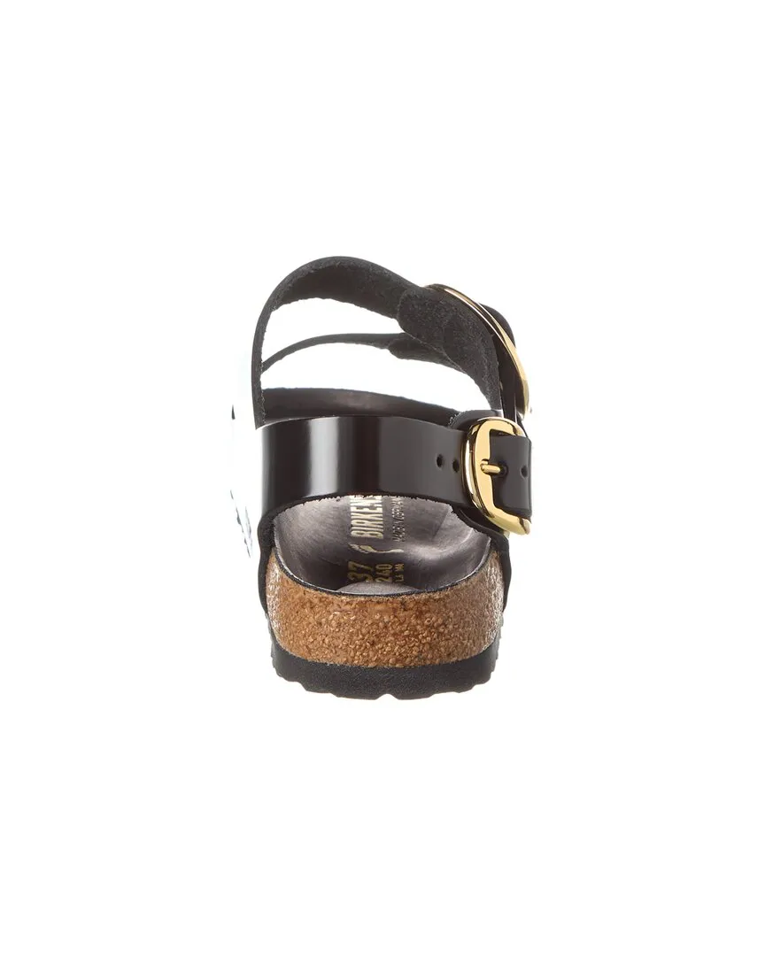Birkenstock Milano Sandale en Cuir à Boucle Large et Emboîtement Étroit