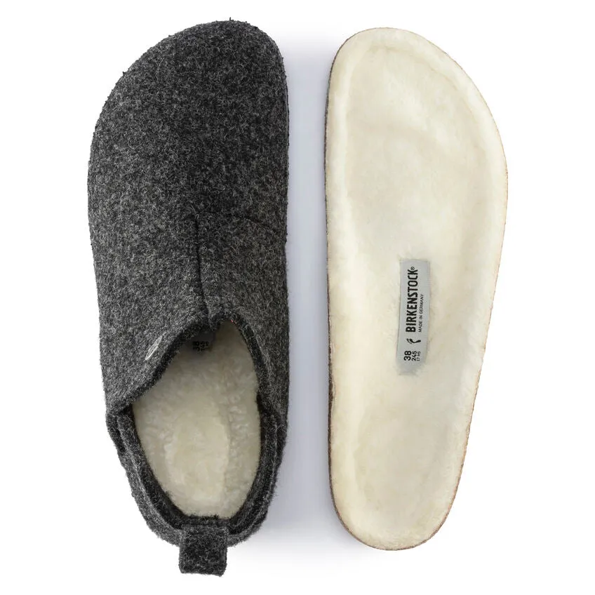 Birkenstock Chaussures Andermatt Laine/Doublure en Mouton Anthracite