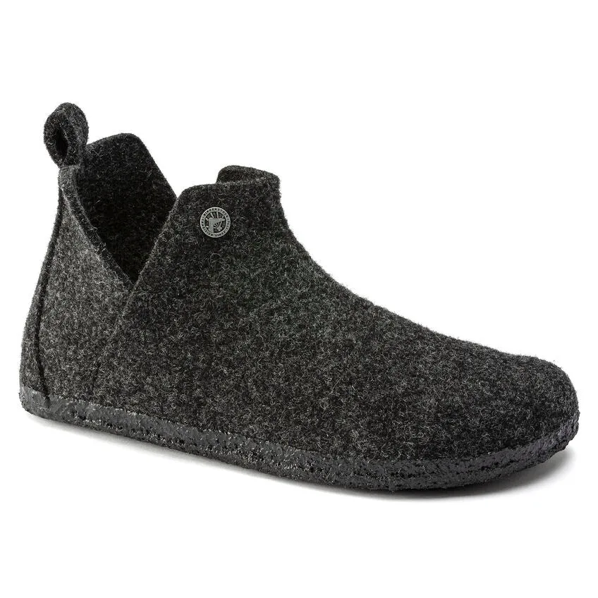 Birkenstock Chaussures Andermatt Laine/Doublure en Mouton Anthracite