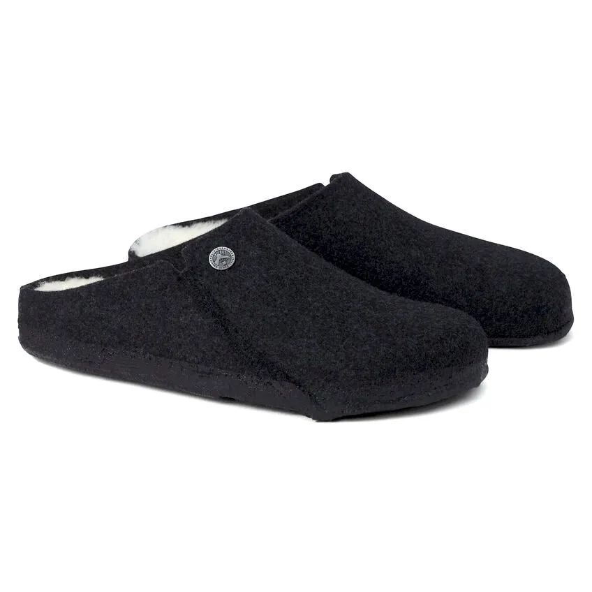 Chaussures Birkenstock pour Hommes Zermatt en Laine/Doublure en Mouton Anthracite