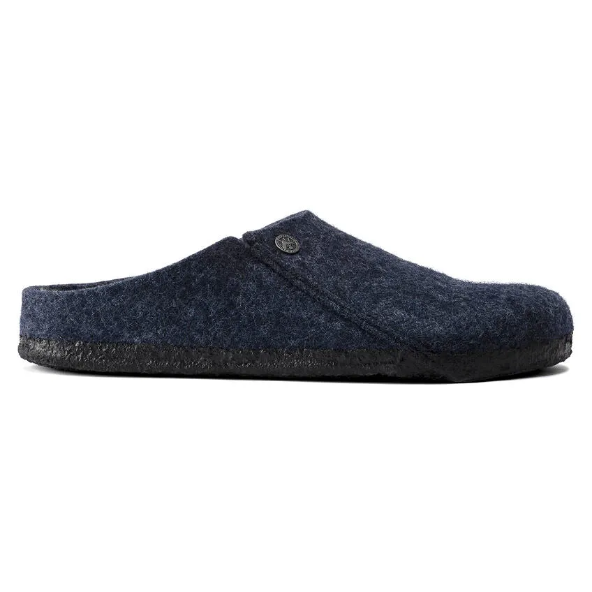 Chaussures Birkenstock pour Hommes Zermatt en Laine/Doublure en Mouton Bleu Foncé