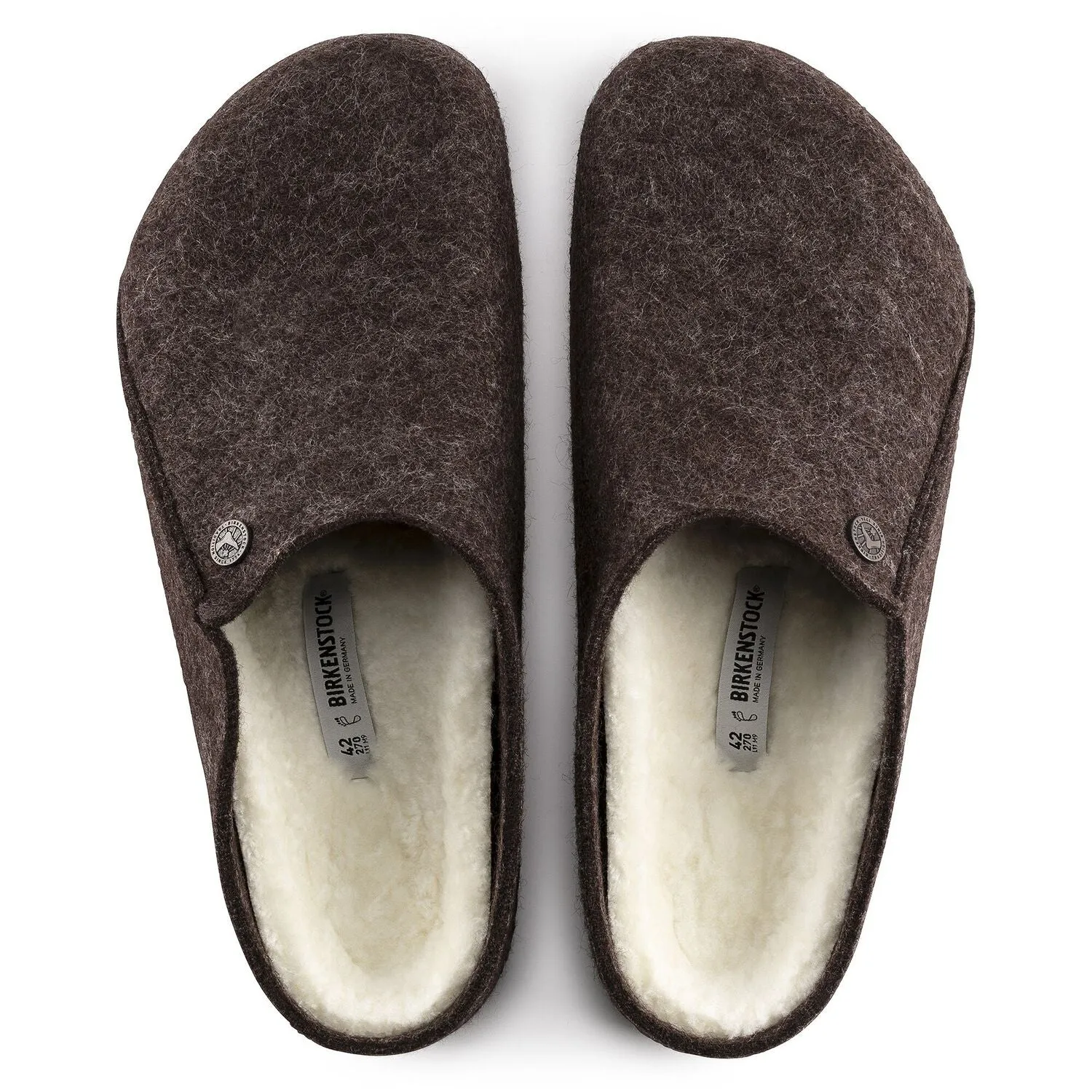 Birkenstock Chaussures Hommes Zermatt Laine/Doublure en Mouton Mocha