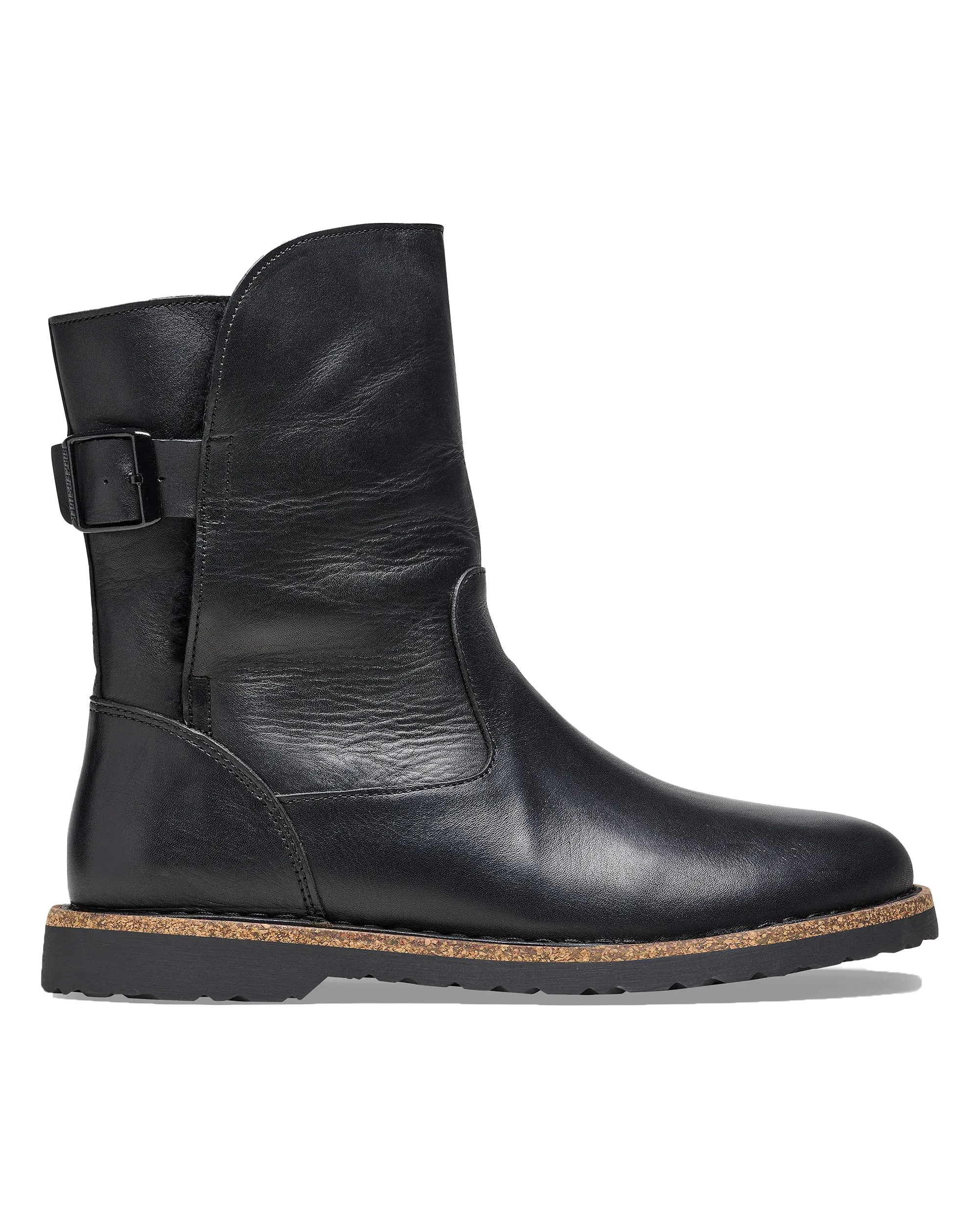 Chaussures Birkenstock Uppsala Bottes en Cuir Naturel Noir