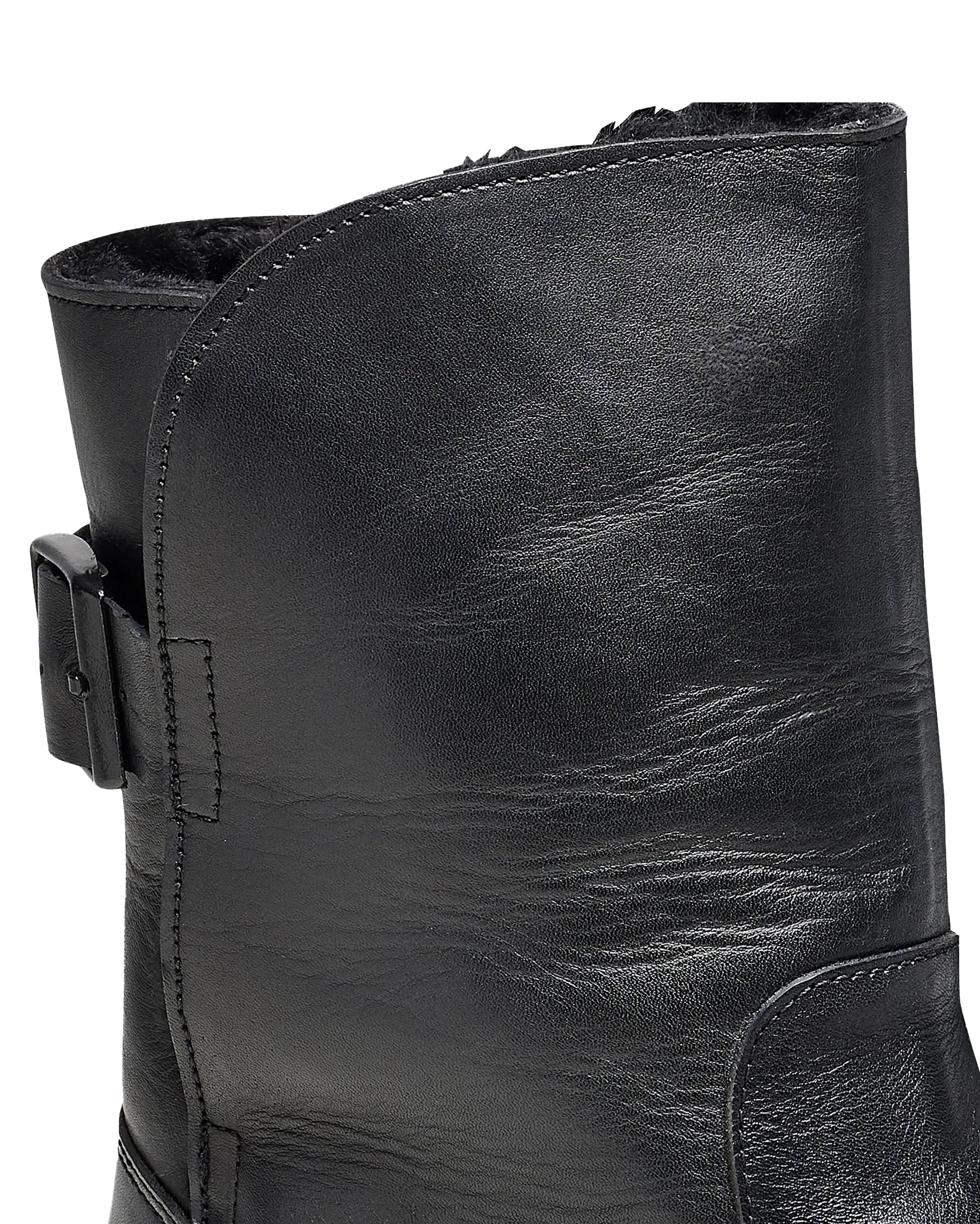 Chaussures Birkenstock Uppsala Bottes en Cuir Naturel Noir