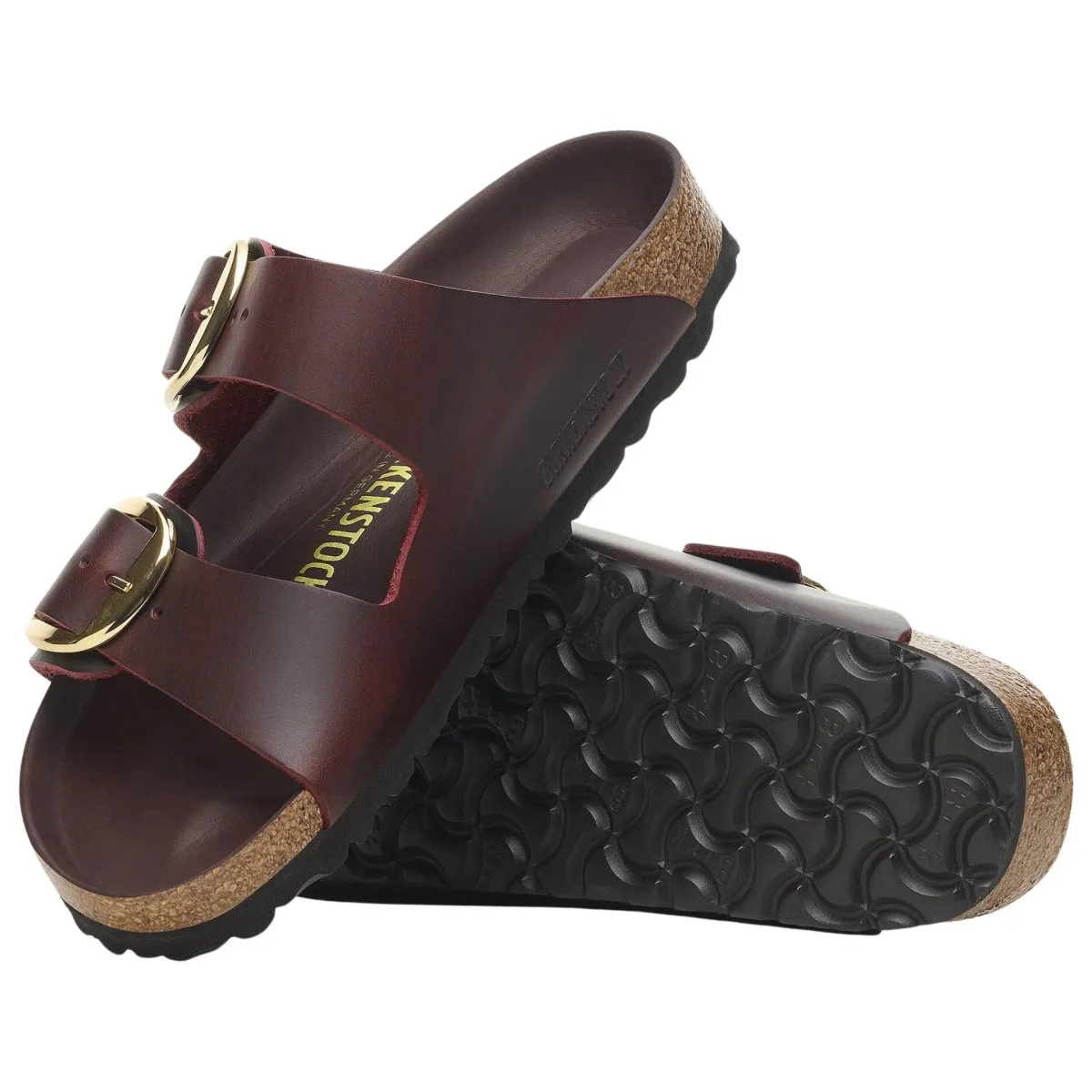 Birkenstock Femme Arizona Grande Boucle Zinfandel Cuir Huilé