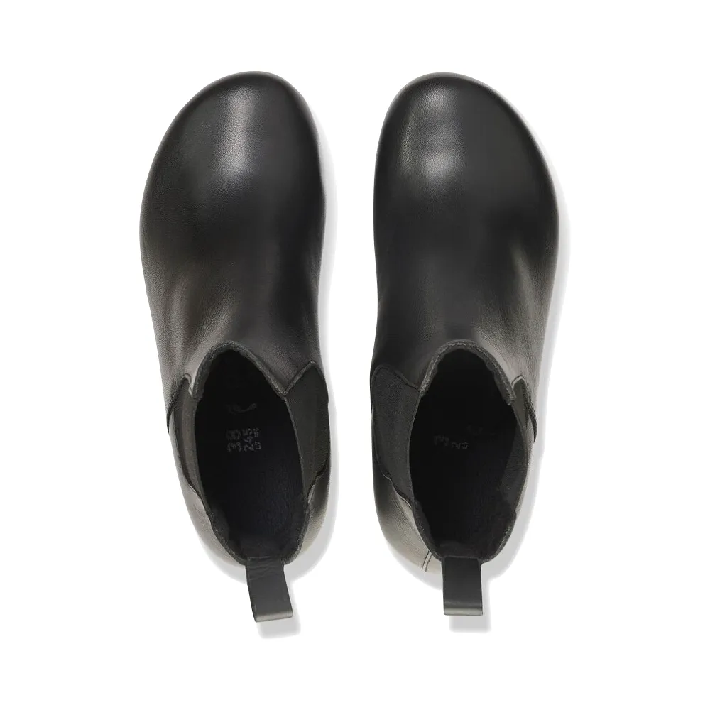 Bottes compensées à enfiler en cuir Ebba pour femme Birkenstock en noir