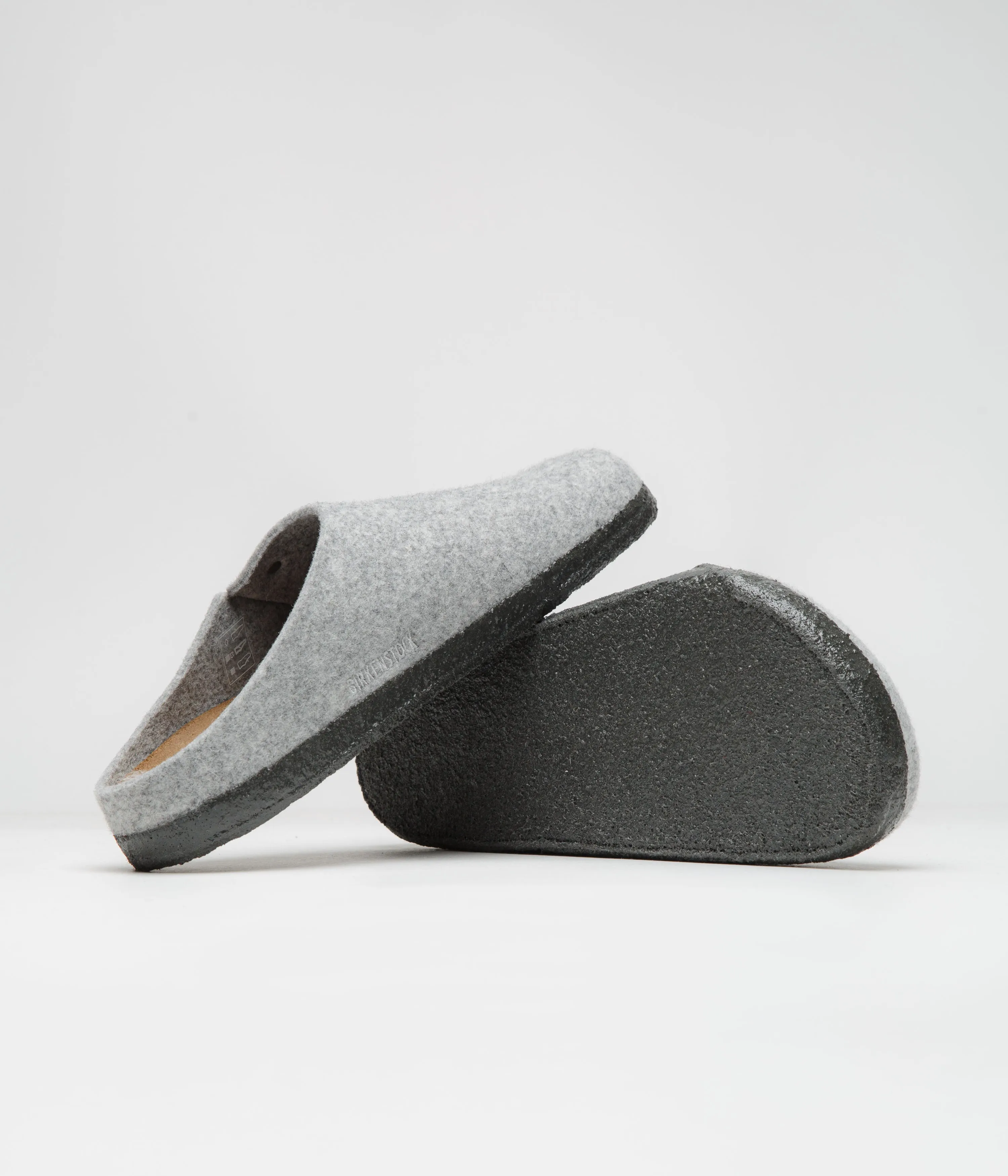 Chaussons Birkenstock Zermatt en feutre - Chaussures Birkenstock gris clair
