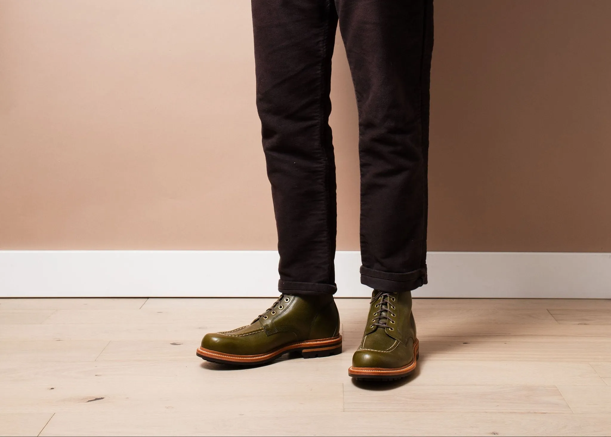 Boîte Minerva Olive Brass Boot