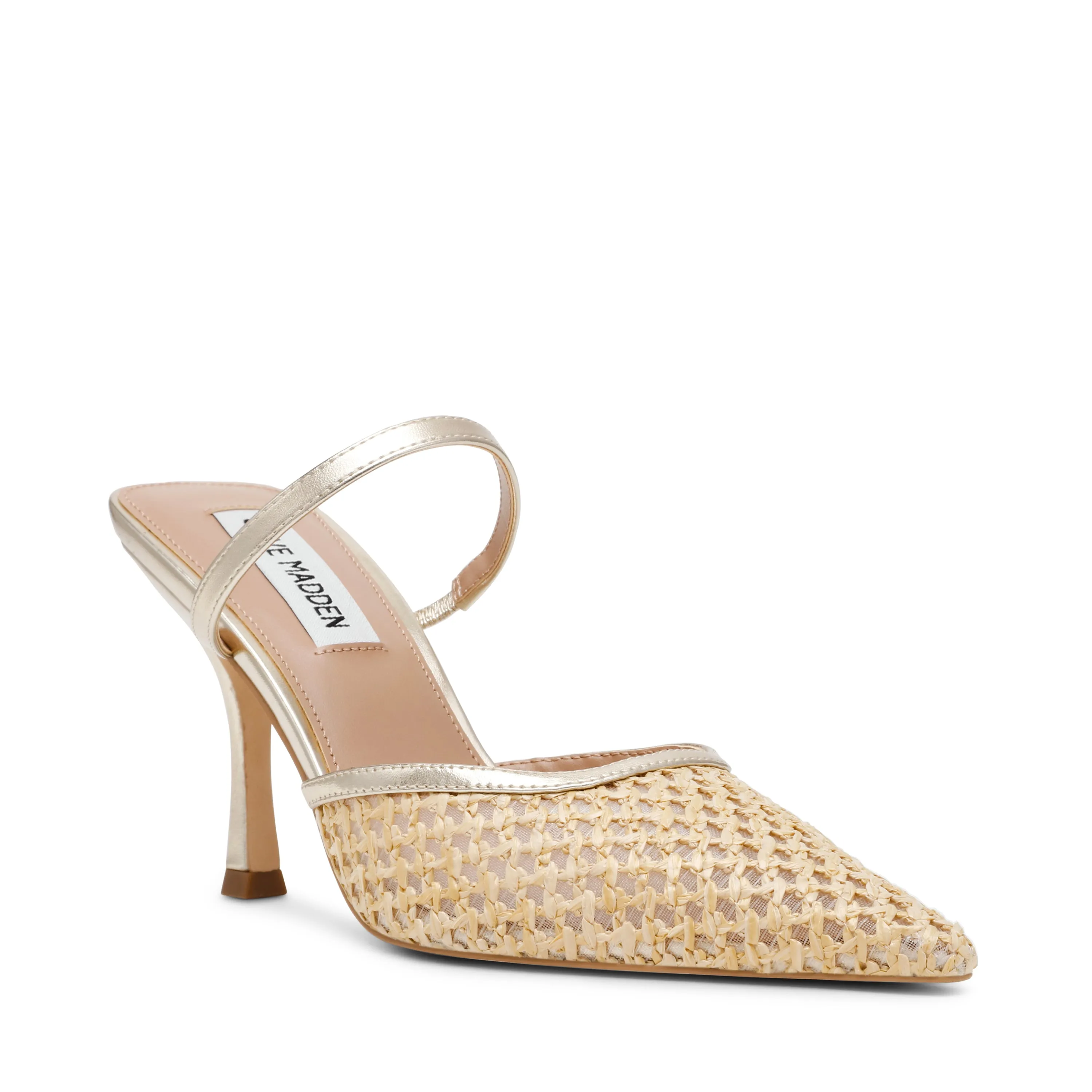 Brinley Mule RAFFIA Doré