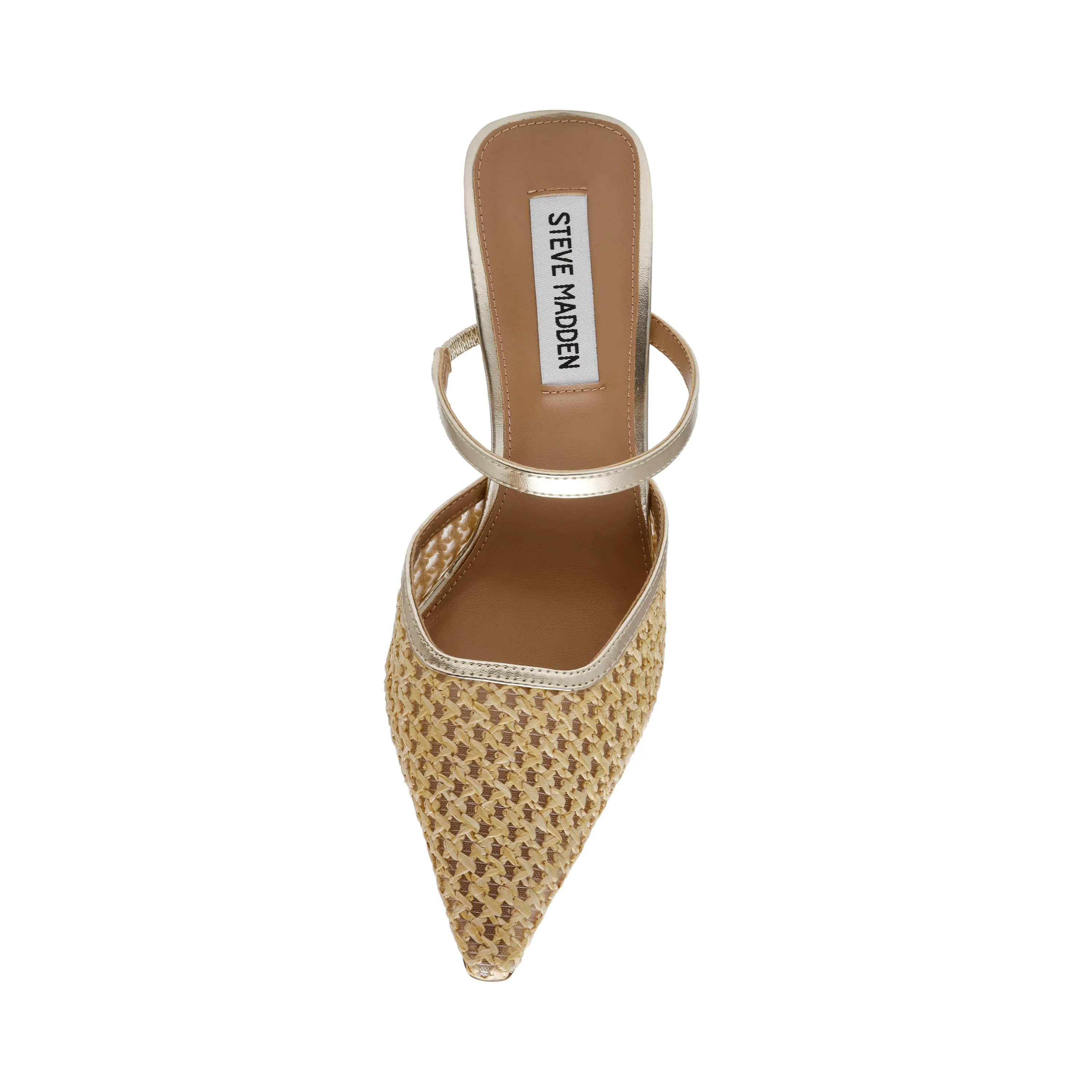 Brinley Mule RAFFIA Doré