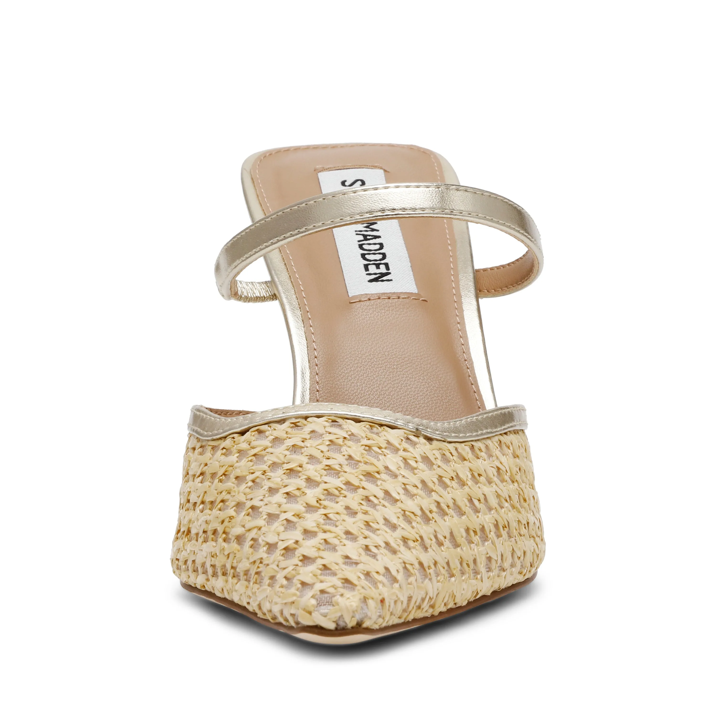 Brinley Mule RAFFIA Doré