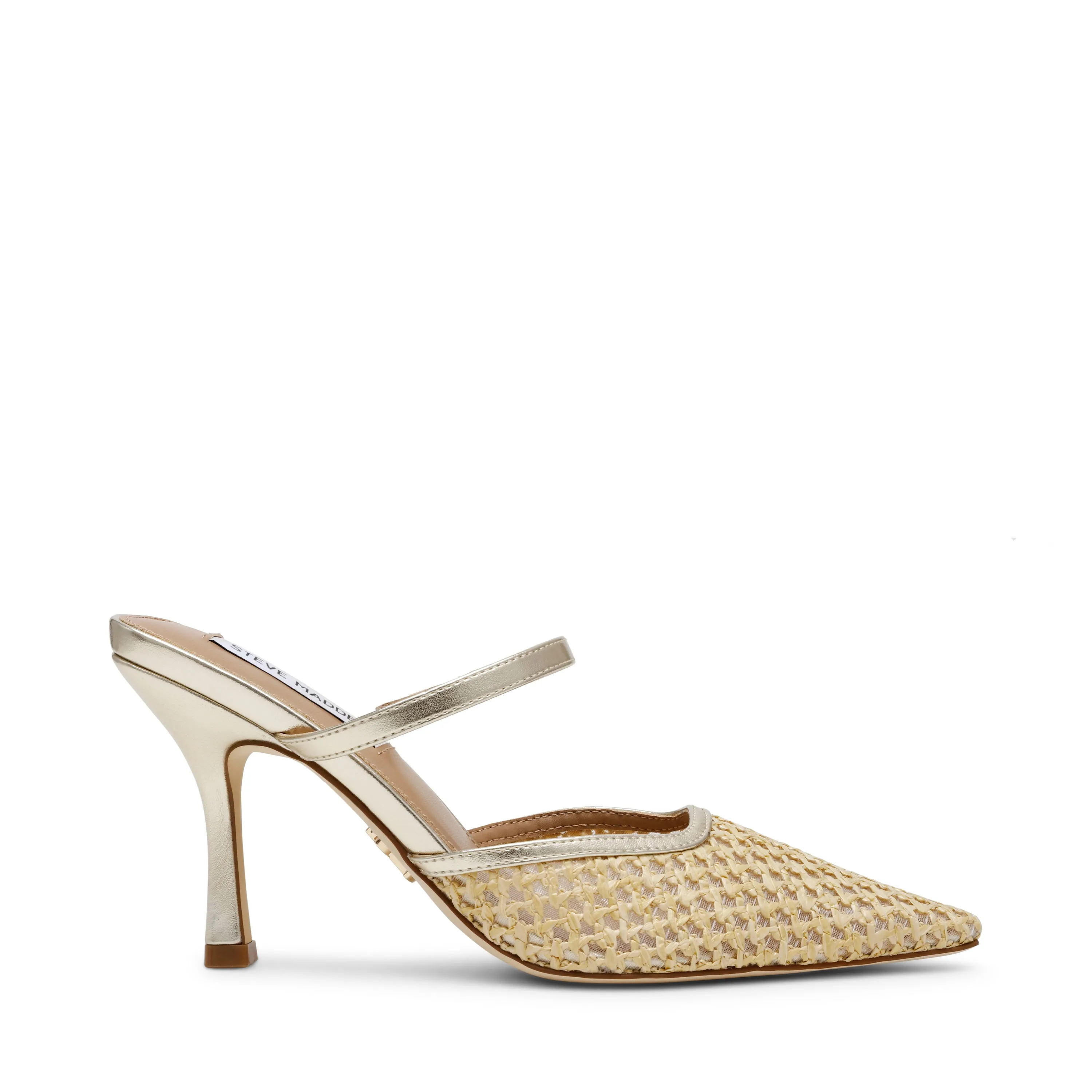 Brinley Mule RAFFIA Doré