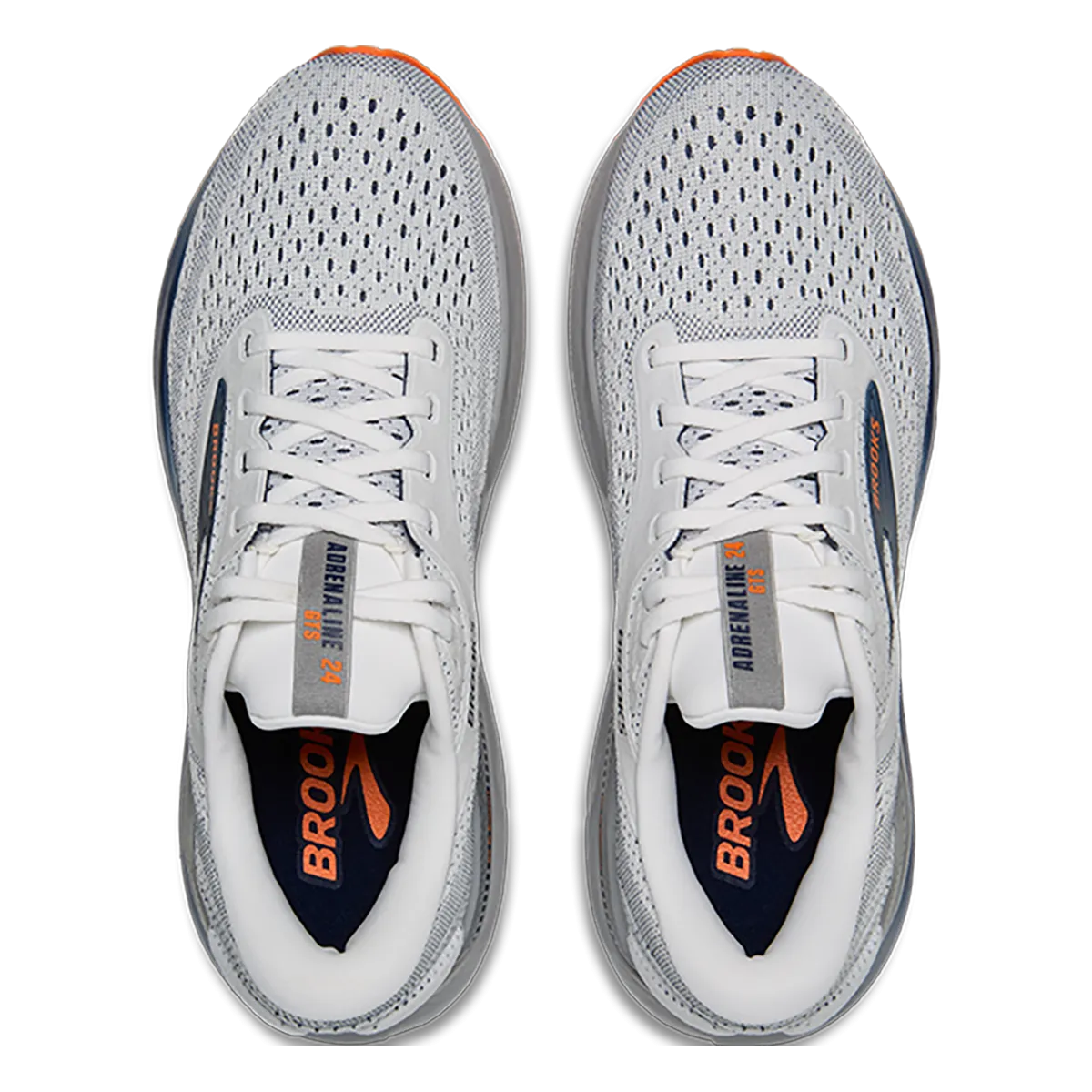 Brooks Adrenaline GTS 24 Blanc - Peacoat - Alliage
