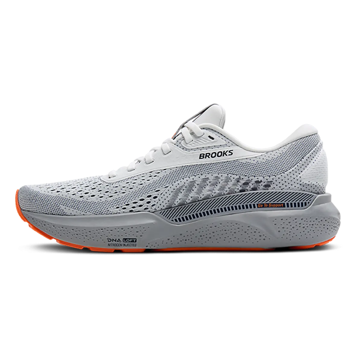 Brooks Adrenaline GTS 24 Blanc - Peacoat - Alliage