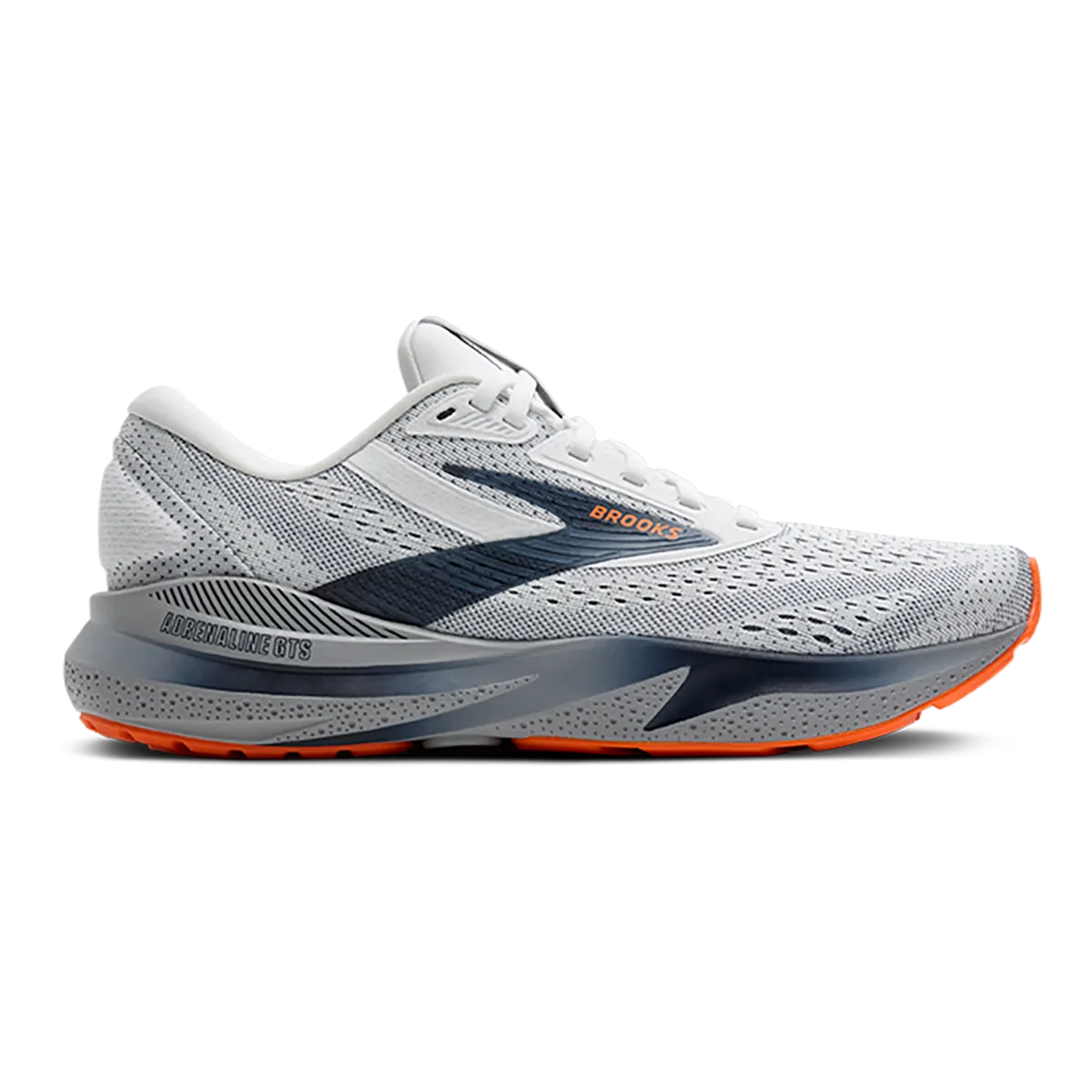 Brooks Adrenaline GTS 24 Blanc - Peacoat - Alliage