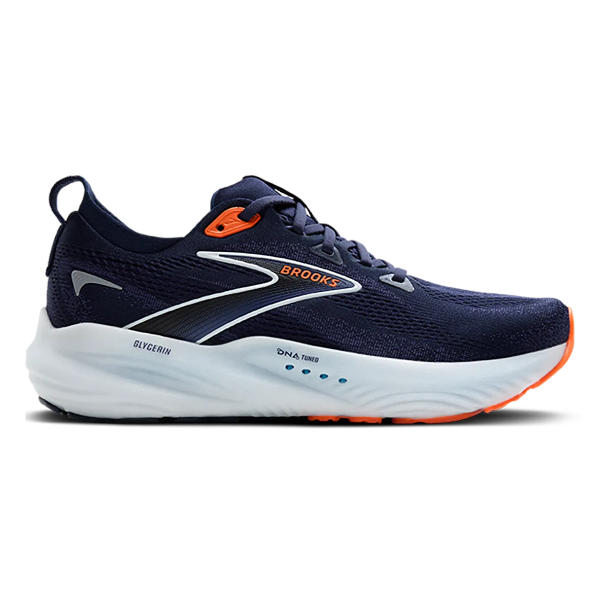 Brooks Glycerin 22 Peacoat - Ruban Bleu - Orange