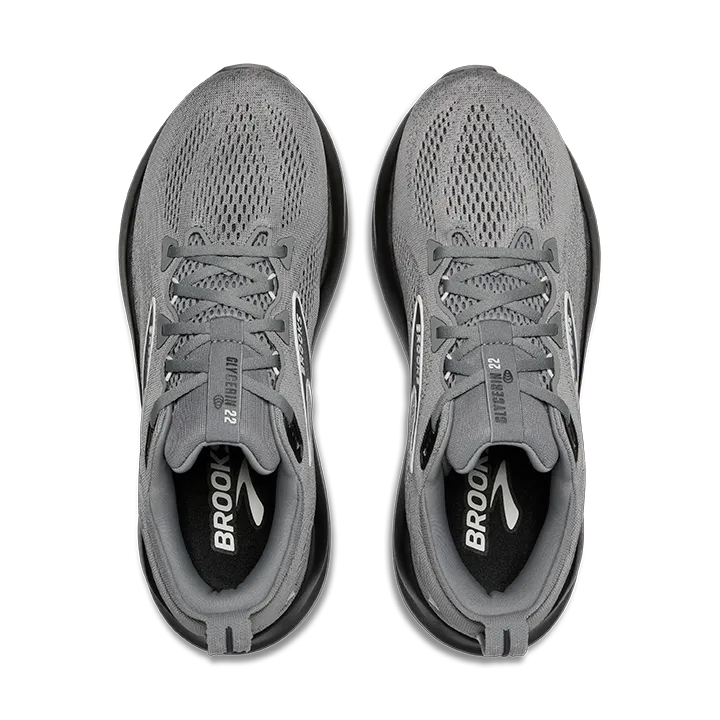 Brooks Glycerin 22 Gris Primer - Ébène - Bleu délavé