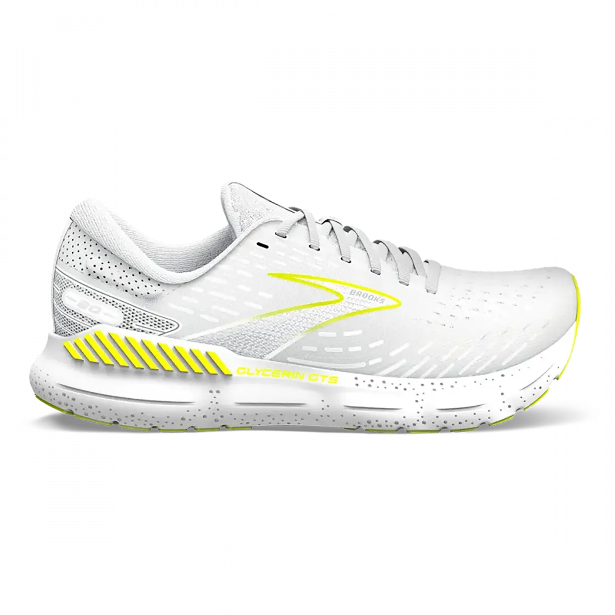 Brooks Glycerin GTS 20 - Blanc - Vie Nocturne