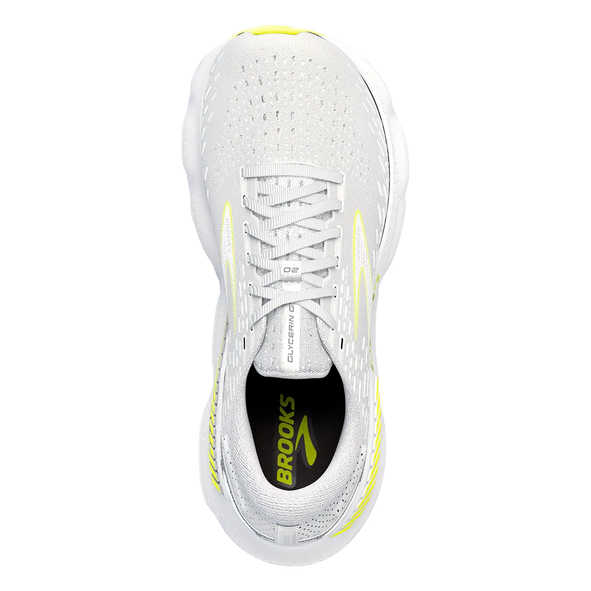 Brooks Glycerin GTS 20 - Blanc - Vie Nocturne