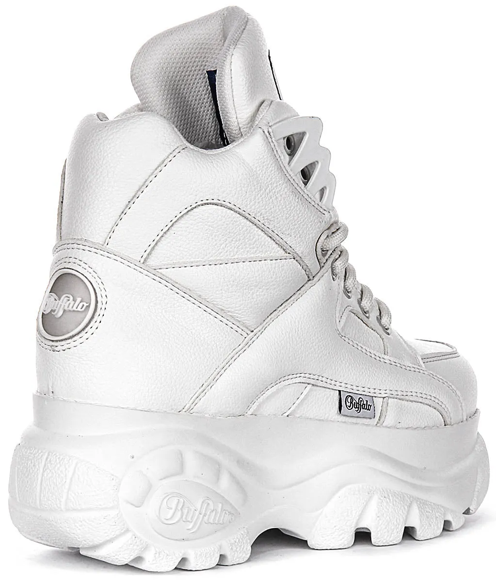 Buffalo 1340-14 2.0 En Blanc Pour Femmes Chaussures Buffalo