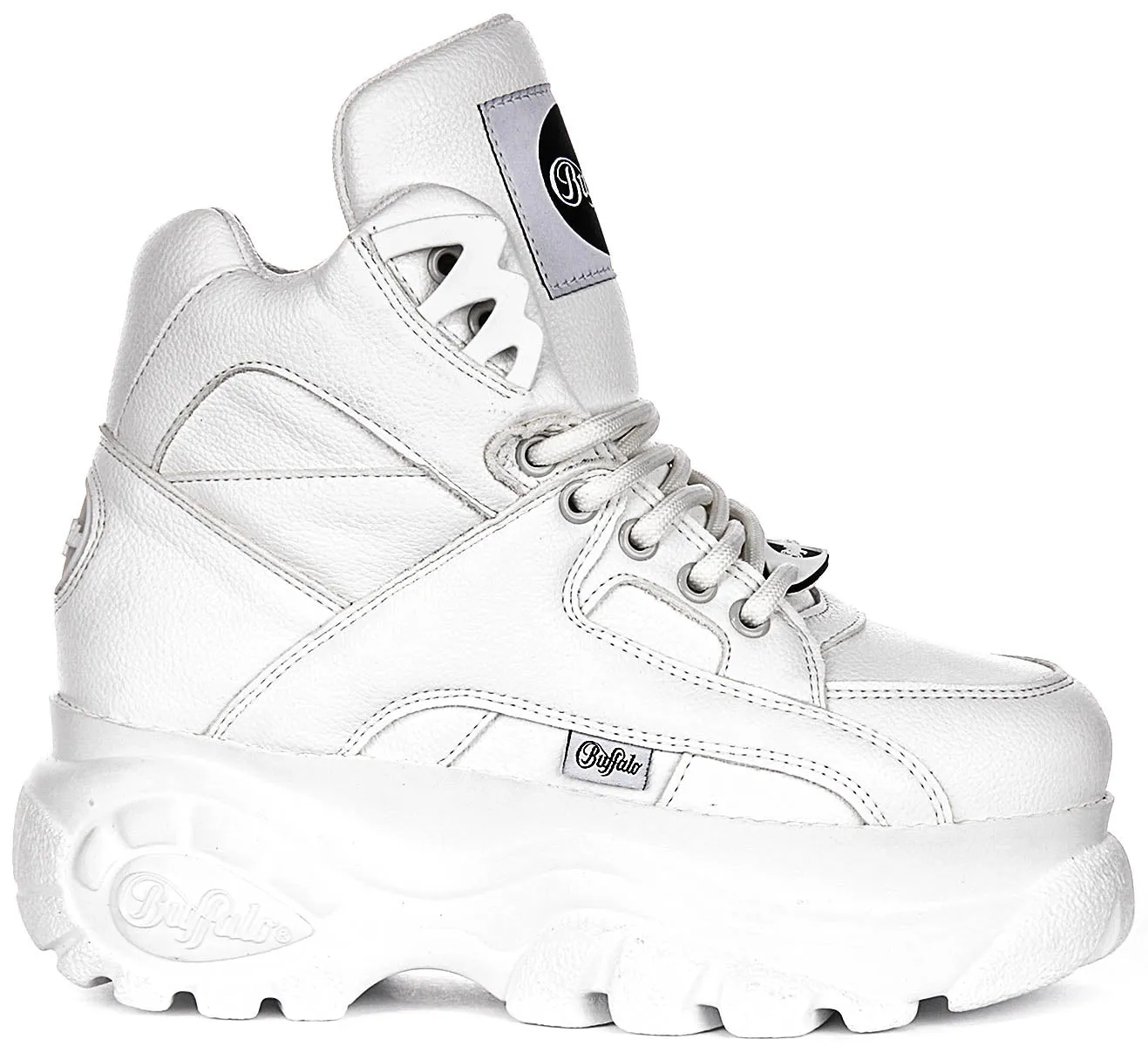 Buffalo 1340-14 2.0 En Blanc Pour Femmes Chaussures Buffalo