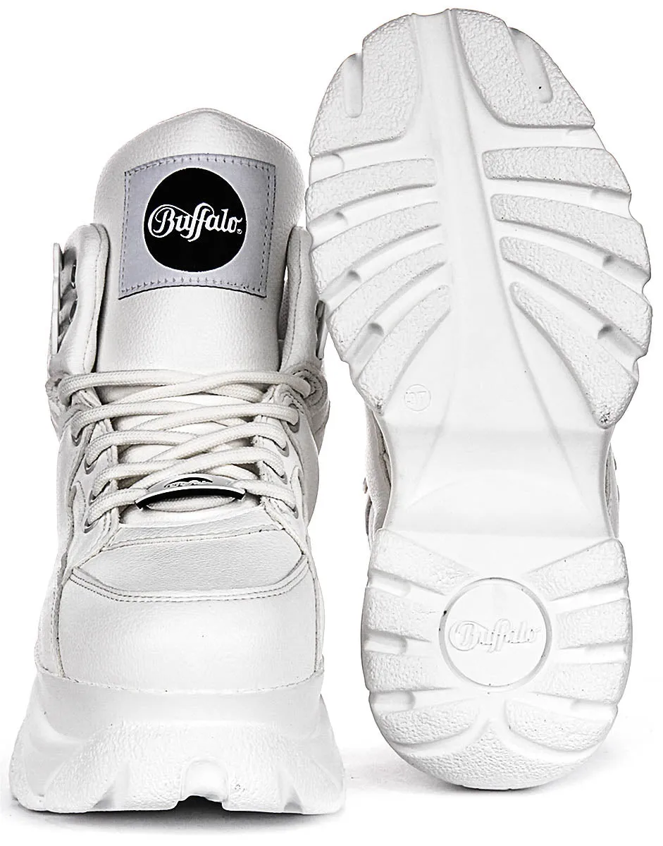 Buffalo 1340-14 2.0 En Blanc Pour Femmes Chaussures Buffalo