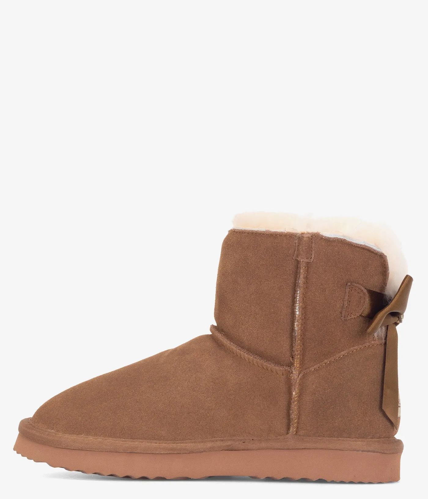 Botte en peau de mouton à mini ruban Burleigh - Femme