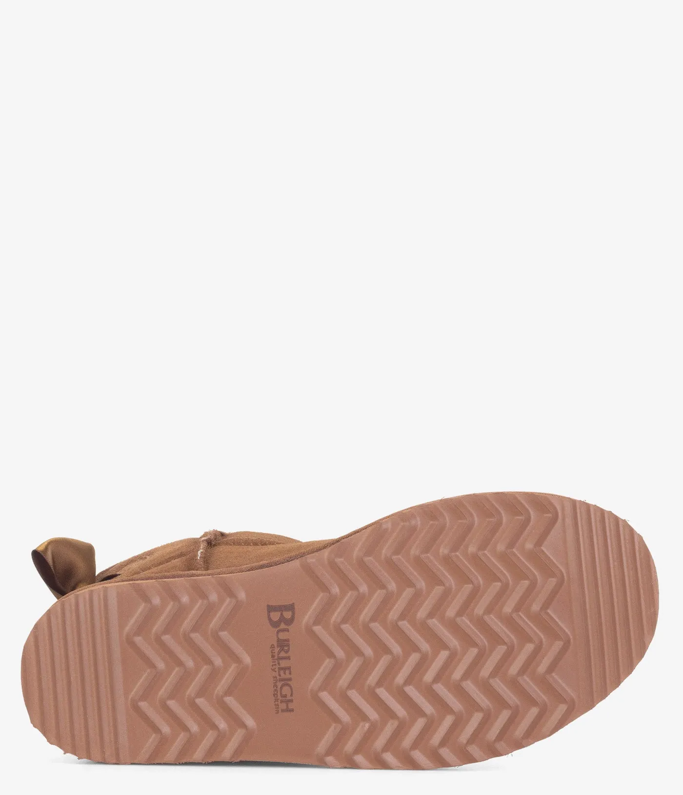 Botte en peau de mouton à mini ruban Burleigh - Femme