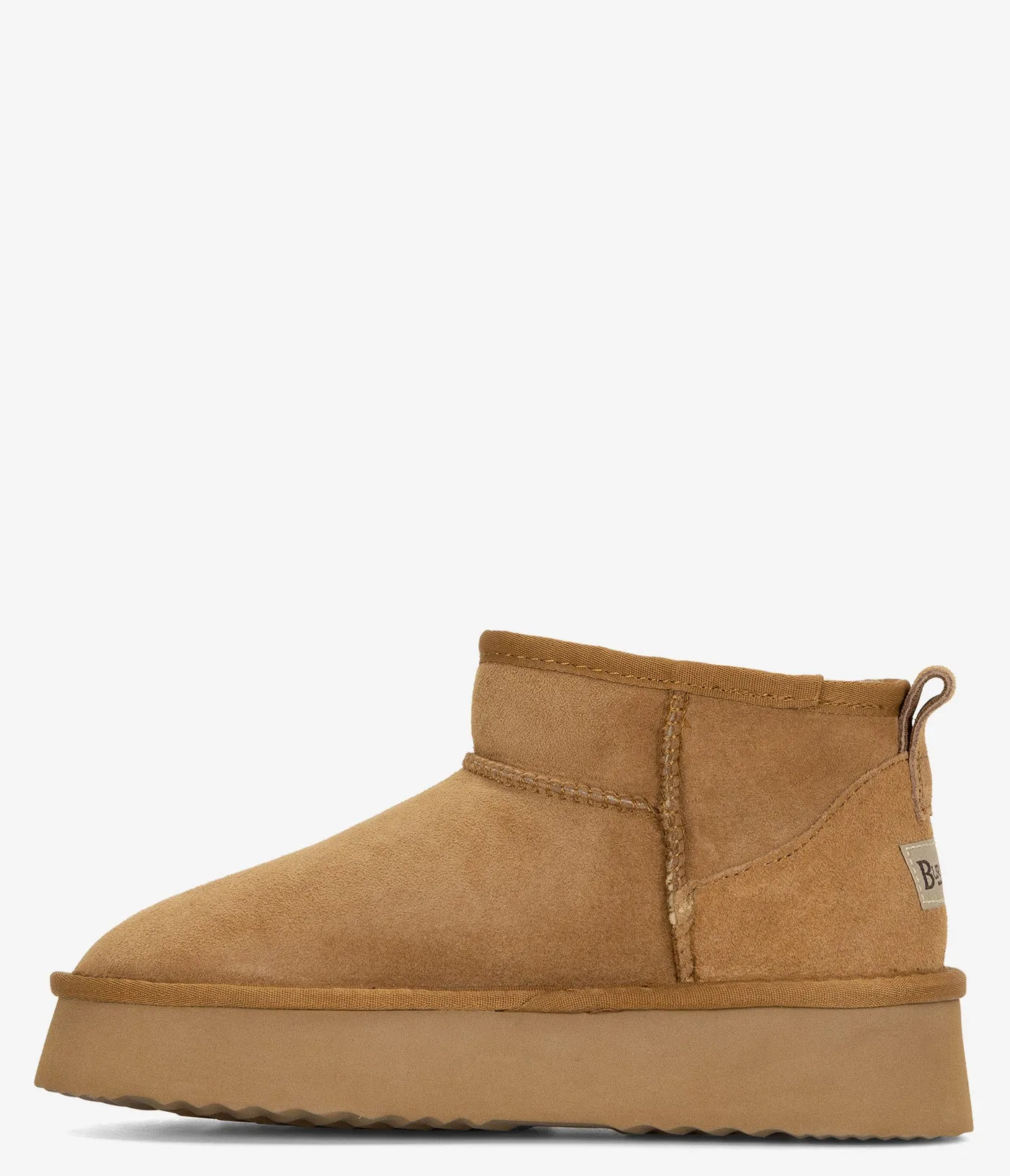 Bottes en peau de mouton Burleigh Platform Shorty Twinface - Femmes