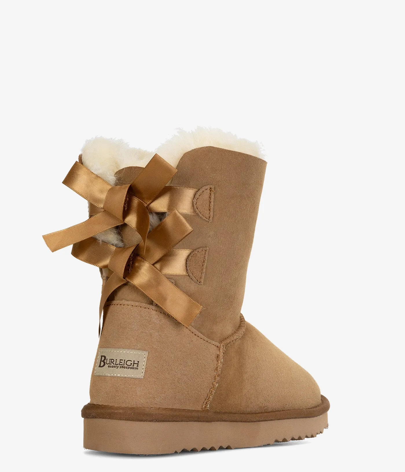 Bottes doubles nœuds courts en peau de mouton Twinface Burleigh - Femmes