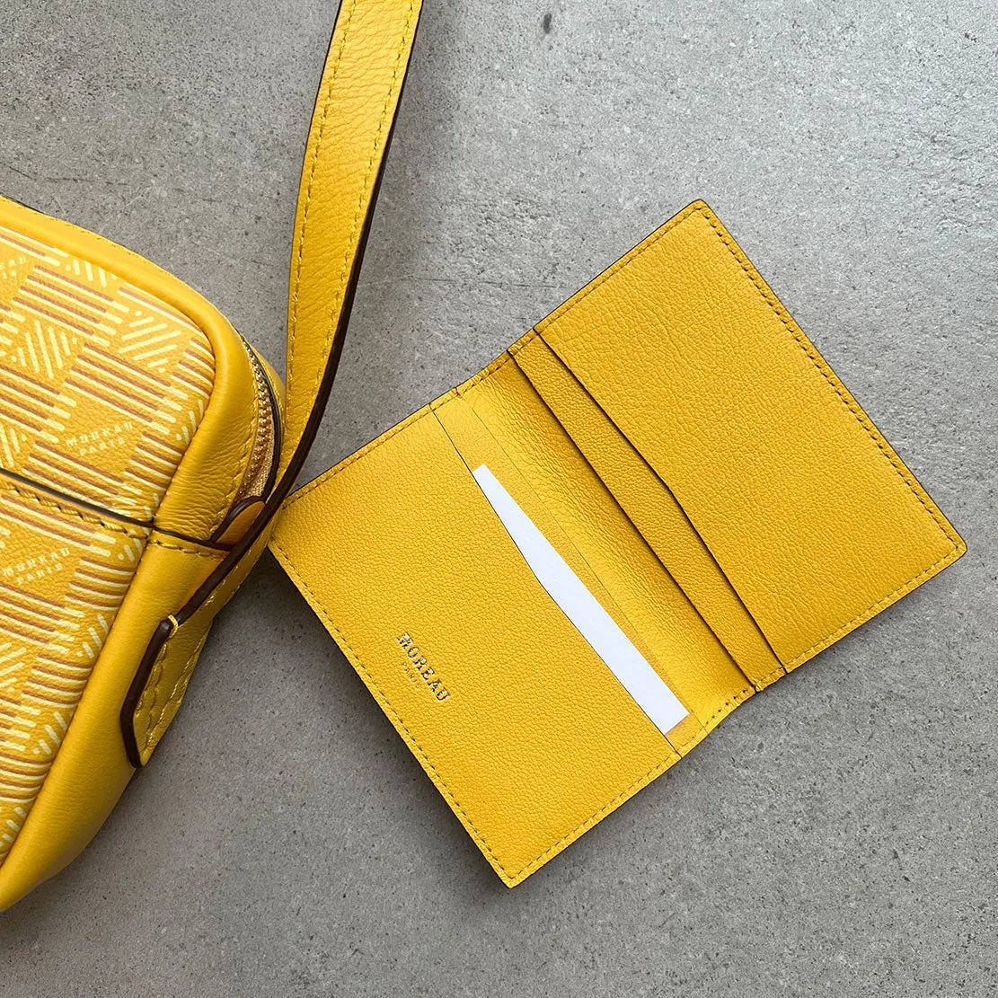 Organisateur de cartes, Sacs Moreau Jaune