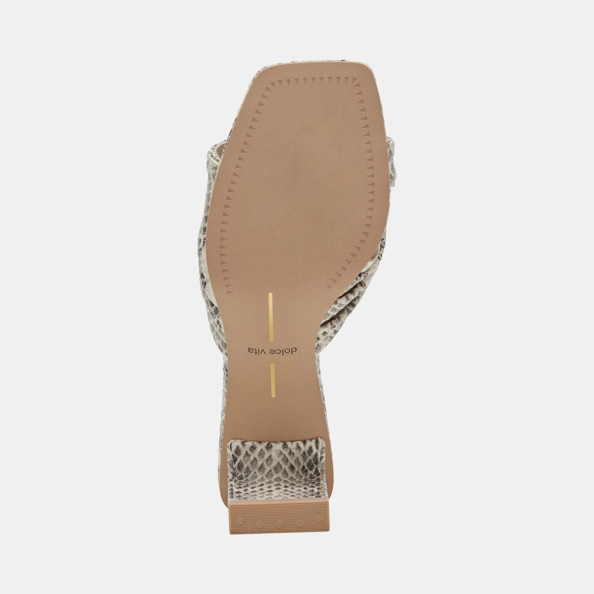 CARLAN TALONS GRIS BLANC SERPENT EMBOSSÉ