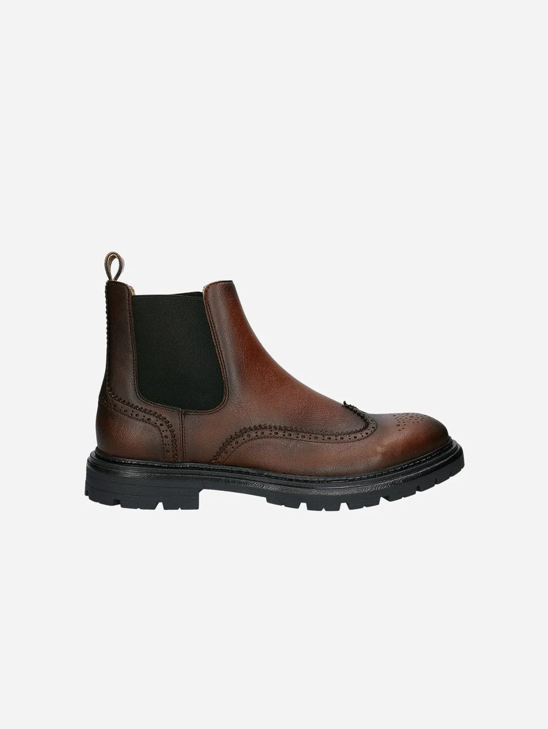 Bottes Chelsea vegan pour hommes Casian | Marron