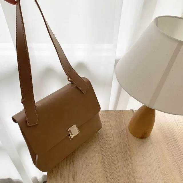 Sacs à bandoulière rétro décontractés pour femmes - Marque de designer - Chic - Bandoulière - Sacs à main féminins - Luxe - Cuir PU - Sac messager - Grand sac à main - Mode Nova Bags