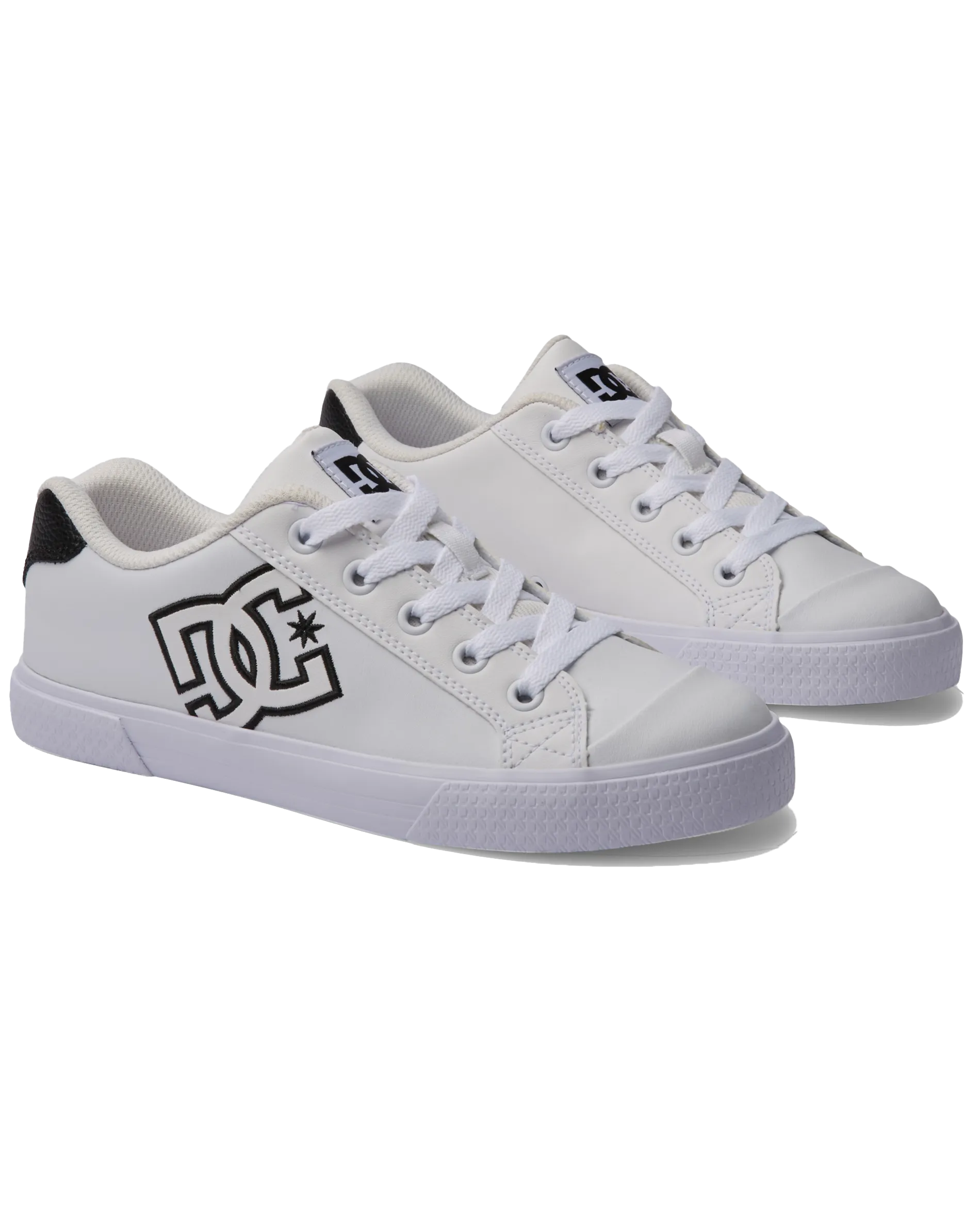 Chaussures Chelsea en Blanc & Noir