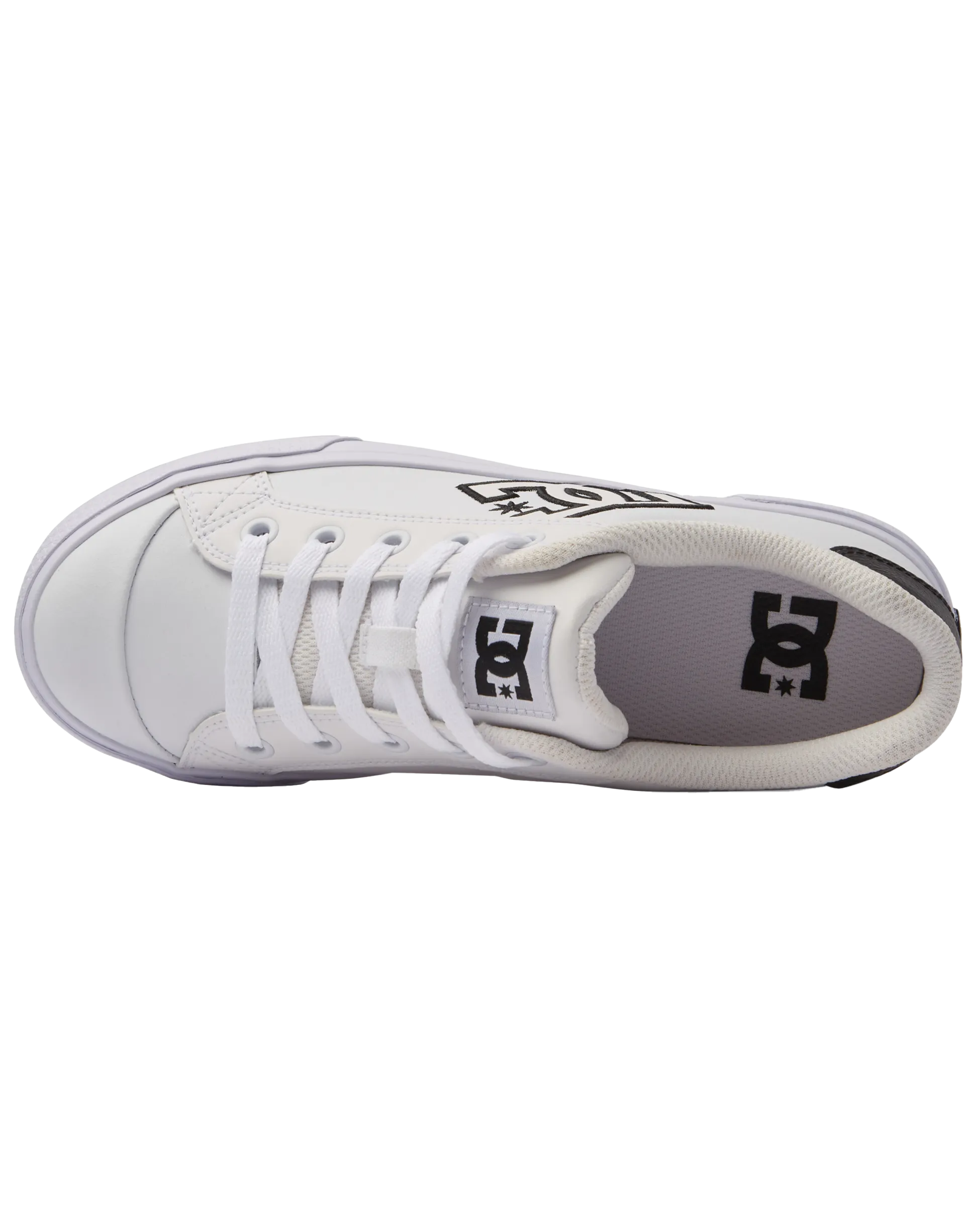 Chaussures Chelsea en Blanc & Noir