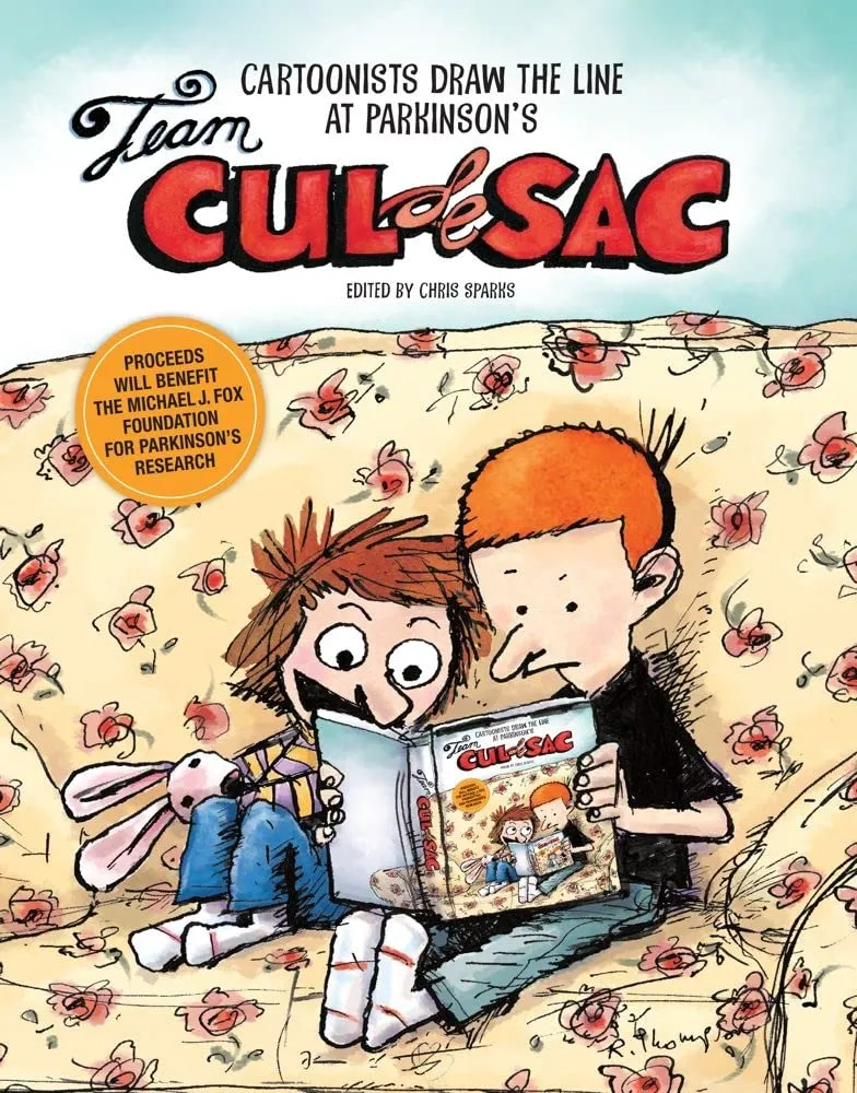 Chris Sparks Équipe Cul De Sac Dessinateurs Tracé La Ligne Contre Parkinson Relié