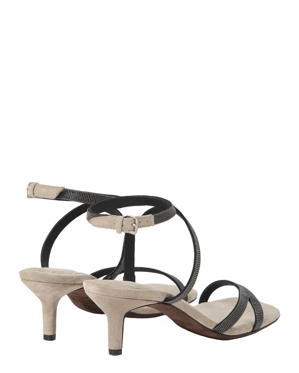 City Monili Escarpin Compensé en Beige Foncé
