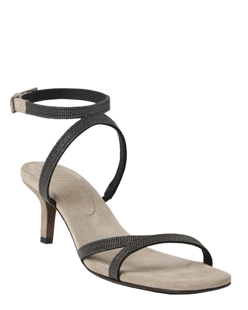City Monili Escarpin Compensé en Beige Foncé